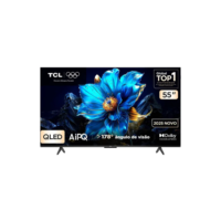 Smart TV TCL 55 Polegadas QLED 4K P7K WiFi Bluetooth Google TV HDR10+ Dolby Atmos Dolby Vision 55P7K