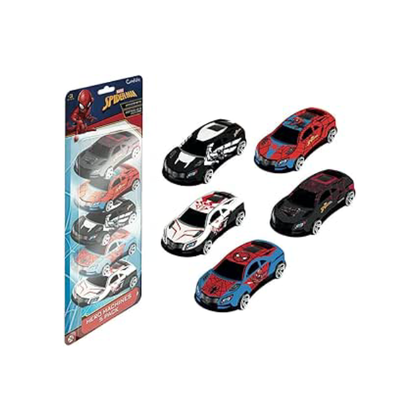Conjunto Mini Veiculos Pullback c/5 Spider Man
