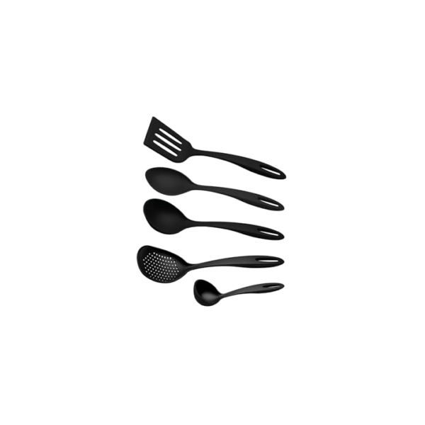 Jogo de Utensílios Tramontina Ability em Nylon Preto 05 Peças