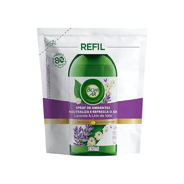 Bom Ar Refil de Ambientes Lavanda 236ML