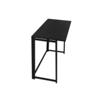 Escrivaninha Mesa Escritório Dobrável Slim Notebook Preto