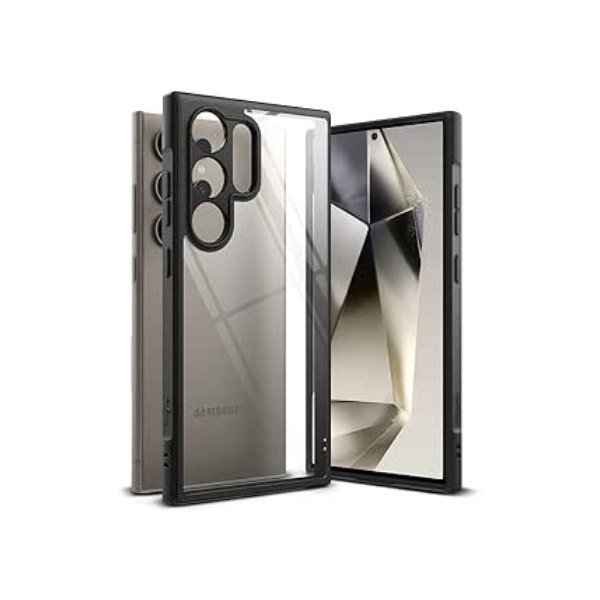 Capa Slim Leve Anti Impacto Ringke Modelo Fusion Bold Compatível com Galaxy S24 Ultra (6.8 Pol) - Preto