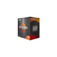 PROCESSADOR AMD RYZEN 7 5700X 3.4GHz (TURBO 4.6GHz) 32MB CACHE AM4 100-100000926WOF, Cerâmica cinza