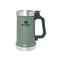 Stanley Caneca de cerveja clássica com abridor de garrafa, caneca e copo isolado de 680 ml, Hammertone Green