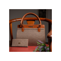 Bolsa Feminina Satchel Pasta Tote De Ombro + Carteira Feminina