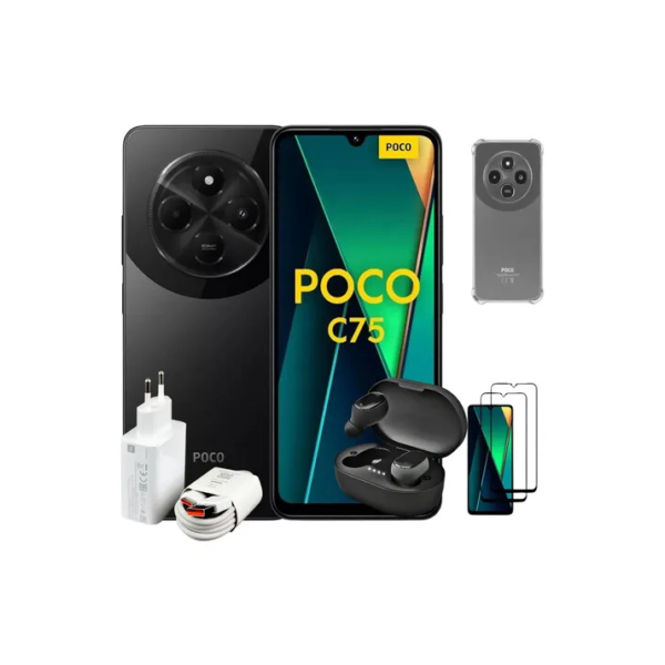 Xiaomi Poco C75 Dual Sim 256gb 8gb Ram - Capa +pelicula+fone