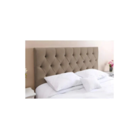 Cabeceira de cama box Kasabela Paris Casal 140cm x 58cm Camurça areia