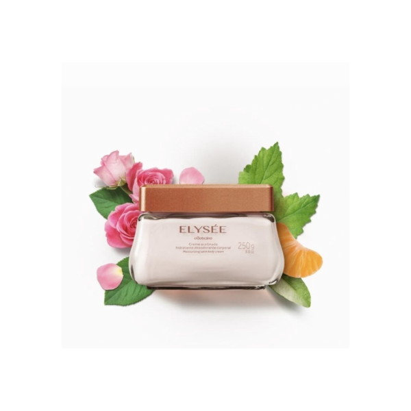 Creme Acetinado Hidratante Desodorante Elysée, 250ml