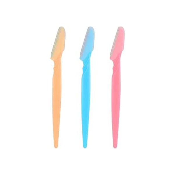 Kit de Navalha Lâminas Ferramentas de Depilação Esfoliante + Capa de Precisão - Sobrancelhas e Rosto