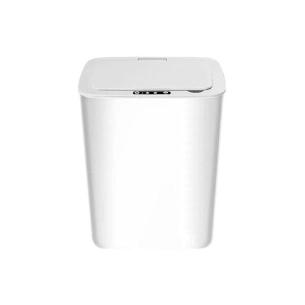 Lixeira Automatica Inteligente Com Sensor Branca 15 L