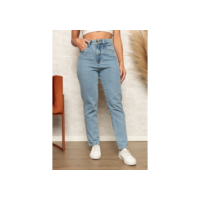 Calça Jeans Feminina Mom Mulher Estilosa Veste Bem Calca