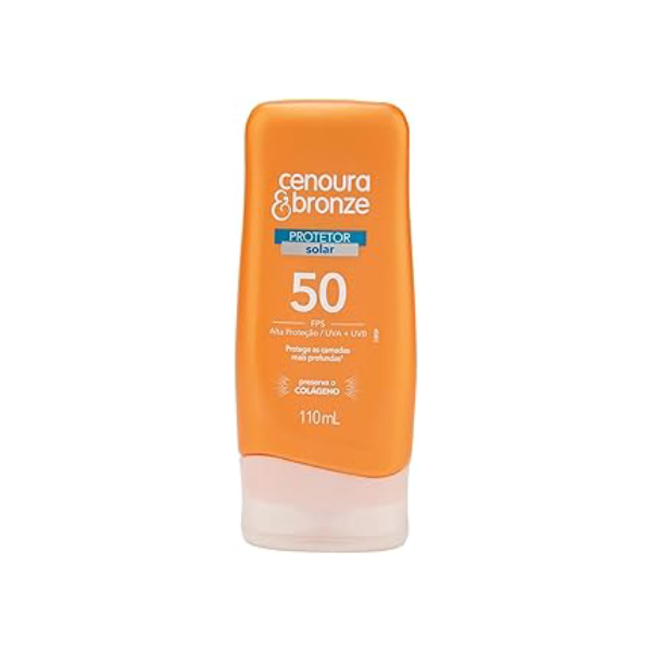 Protetor Solar Fps50 110Ml, Cenoura e Bronze