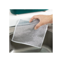 10 Pcs Pano De Limpeza De Arame Metálico Malha Não Oleosa Fogão De Cozinha Prato & Panelas Em Vez De