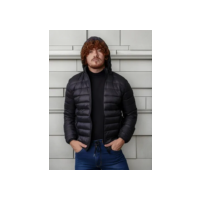 Jaqueta Puffer Bobojaco Masculina Corta Vento C/ Bolso Capuz