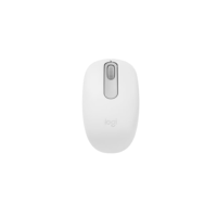 Mouse sem fio Logitech M196 com Conexão Bluetooth, Design Ambidestro Compacto, Rastreamento Preciso, Compatível com PC e Mac, Windows e macOS - Branco