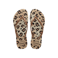 Chinelo Havaianas Slim Animals Adulto Bege