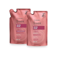 Eudora Kit Refil Siàge Nutri Rosé: Shampoo 400ml + Condicionador 400ml