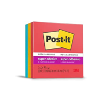 Post-it, 3M, Bloco de Notas Adesivas, Coleção Diversão, 76x76mm, 270 folhas