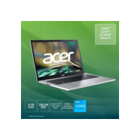 Notebook Acer Aspire 3 Intel Core i3– N305 FHD 15.6" LED TN UHD para processadores Inte 256GB SDD 8GB RAM Debian 64 bits Prata - A315-510P-320B
