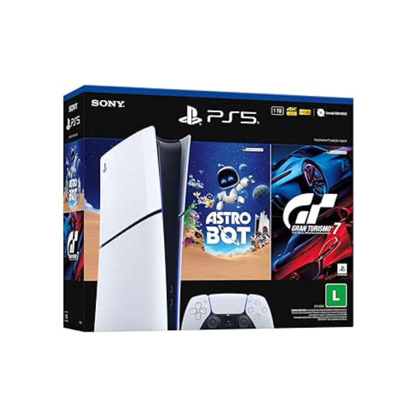 PlayStation®5 Slim Digital -Pacote ASTRO BOT e Gran Turismo 7