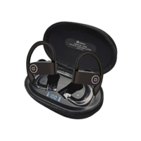 Fone de Ouvido, Bluetooth 5.4, IPX5 à Prova D'Água, 45h de Bateria, Com Microfone Embutido. Design Esportivo e Ergonômico, Ideal Para Corridas, Atividades Físicas, Videogame, IPhone e Android