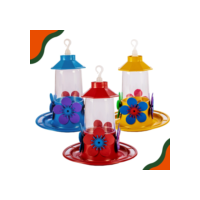 Kit 3 Bebedouro Para Pássaros Beija-flor Grande 250 ml Primavera