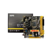 Placa Mãe Gamer Lga 1155 B75 Ddr3 M2 Nvme I3,i5,i7 Lan Giga