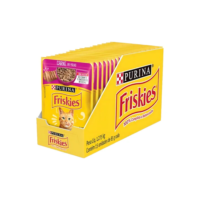 Kit 15 Un Sache Friskies Gato Carne Molho 85g Petisco Felino