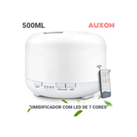 500ML Umidificador Difusor Aromatizador Luz LED De 7 Cores Com Controle Remoto
