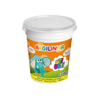 Pote de Massa de Modelar com Argila 500g, Uti Guti, 186000, Branco, 1 Unidade