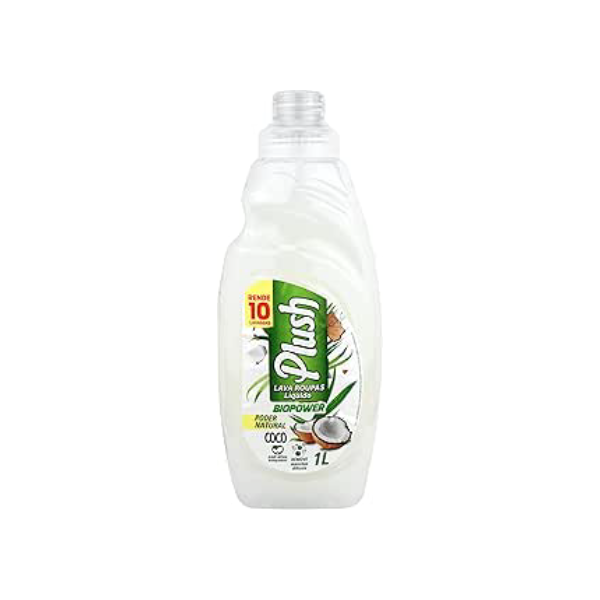 Plush Lava Roupas E Tecido Líquido Biopower Côco 1 Litro Branco