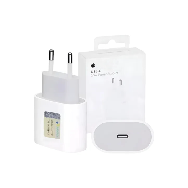 Carregador Fonte Apple Ipad Iphone Turbo Usb-c 20w Original Branco