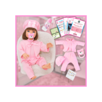 Boneca Bebê Reborn Silicone Bebe Barata Realista 100% Vinil siliconado +  itens