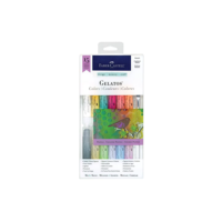 Faber-Castell Conjunto de cores Gelatos Pastels, 15 cores pastel - Arte multiuso médio