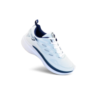 Tenis Masculino Escolar Academia Original FREEDOM Corrida Caminhada Lançamento BRANCO e AZUL