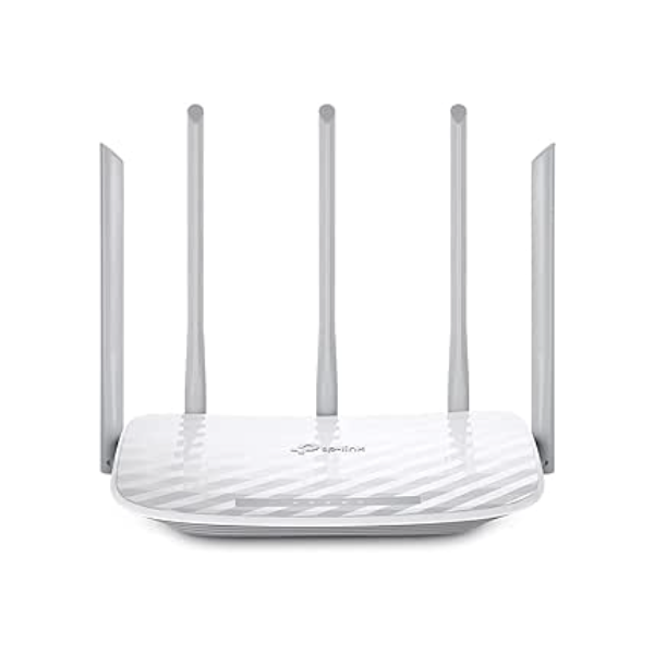 Roteador Fast Wi-Fi TP-Link Archer C60, Wireless Dual Band 2.4/5 GHz AC1350, MU-MIMO, Beamforming, Controle dos Pais, Rede de Convidados, App Tether, Branco