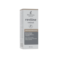 Mantecorp - Sérum Rejuvenescedor Reviline Retinol - Retinol e Retinoato Nanoencapsulados e Triplo Ácido Hialurônico - Renovação e Firmeza da Pele - 30ml
