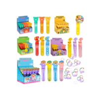 Kit 24 Tubo De Bolha De Sabão Lembrancinha Para Festa  Infantil Com Forma De Animais