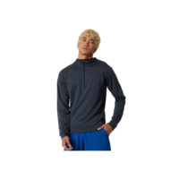 Blusa New Balance Capuz Tenacity 1/2 Zíper Masculino Preto