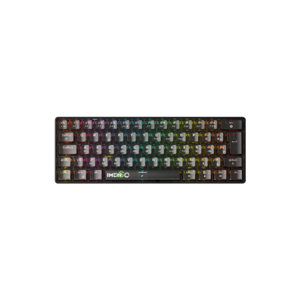 Teclado Mecânico Gamer Rgb Sem Fio Com Cabo Tipo C Compacto Imenso