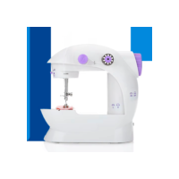 Mini Máquina de Costura Portátil Epsilon Bivolt 110V/220V – Compacta e Versátil, Cor Branca