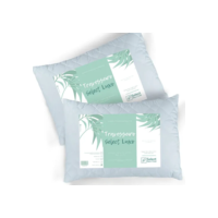 Kit 2 Travesseiros Select Luxo fibra antialérgica 70cm e 50cm branco