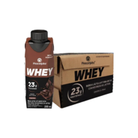 Kit 12 Bebida Whey Piracanjuba 0 Lactose Sabor Cacau 250m
