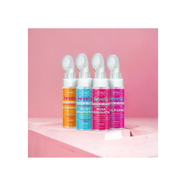 Sabonete Facial Mousse de Limpeza com Aplicador em Silicone