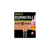 Pilha Recarregável AAA Palito 900 mAh 2 Unidades - Duracell