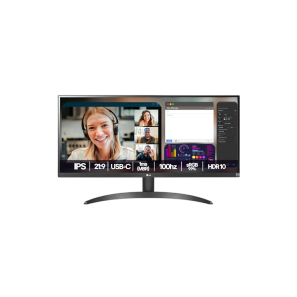 Monitor LG UltraWide™ - Tela IPS de 29", 21:9, HDR10, sRGB 99%, 100Hz - 29WQ500
