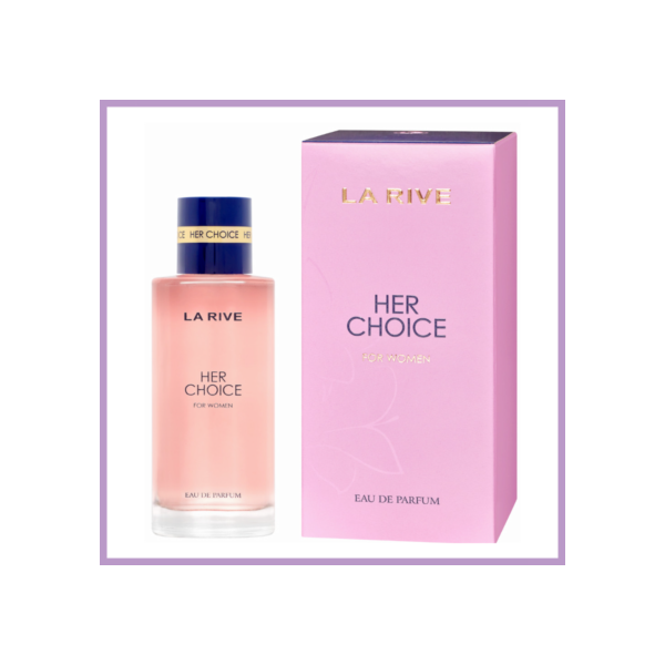 Perfume La Rive Her Choice Feminino 100ml Floral De Mulher Para Noite Dia a Dia