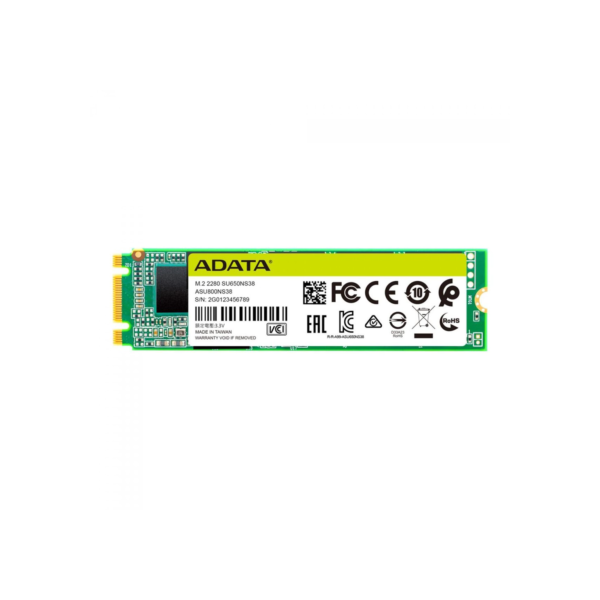 SSD Adata Ultimate SU650 512GB, M.2 2280, Leitura 550MBs e Gravação 510MBs, ASU650NS38-512GT-C