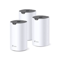 Kit Roteador Mesh AC1900 TP-Link Deco S7(3-pack), Dual Band 2.4/5 GHz, Conecte até 100+ Dispositivos, Cobertura de até 520M2, 3 Portas Gigabit Ethernet, Funciona com Amazon Alexa, Controle dos Pais