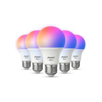 Kit 5 Lampadas Led Smart Inteligente Wi-fi 2.4 GHz Alexa google 10w RGB E27 110v/220v Cod: 290028177-5 Neo Avant